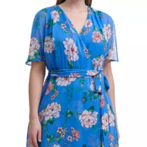 Jessica Howard Floral-Print Maxi Dress 16W